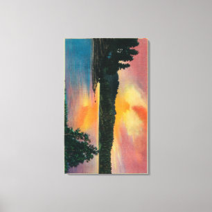 Toile Lac Arrowhead à SunsetLake Arrowhead, CA