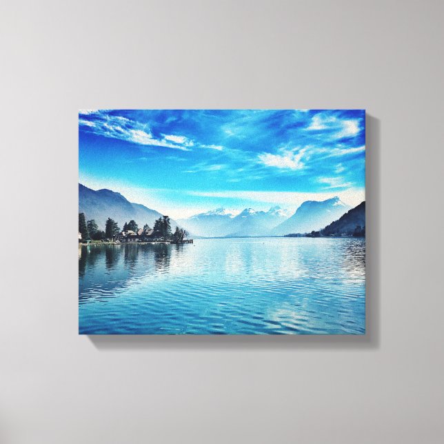 Toile Lac d'Annecy - Baie de Talloires (Recto)