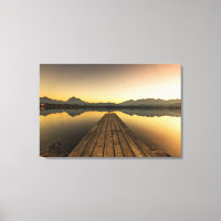 Lac Hopfen avec les montagnes Jetty & Alps