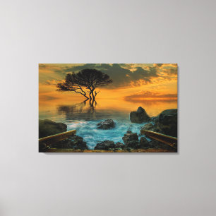 Toile Lac Misty