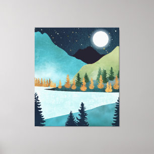 Toile Lac Moonrise