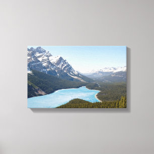 Toile Lac Peyto - Parc national Banff, Alberta, Canada