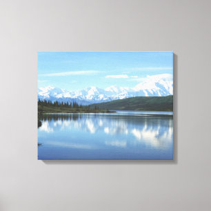 Toile Lac Wonder - Parc national de Denali