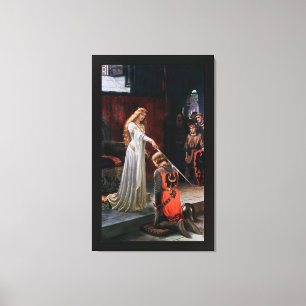 Toile L'Accolade par Edmund Blair Leighton