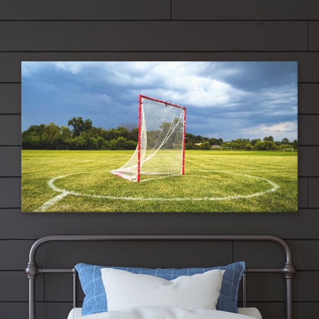 Toile Lacrosse Goal Vibrant Outdoor Scenic Photo (Créateur téléchargé)