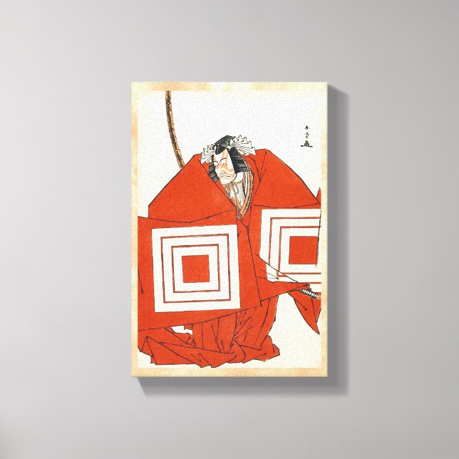 Toile L'acteur Ichikawa Danjûrô V à Shibaraku katsukawa (Recto)