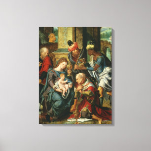 Toile L'adoration des Magi, 1530