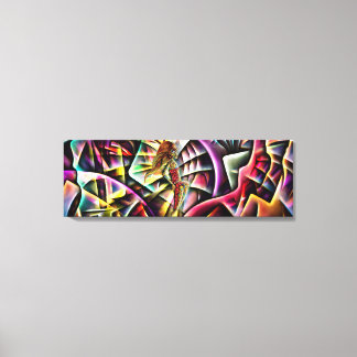 Toile Lady Fractal l'Abstraite Princesse de Terre Fracta