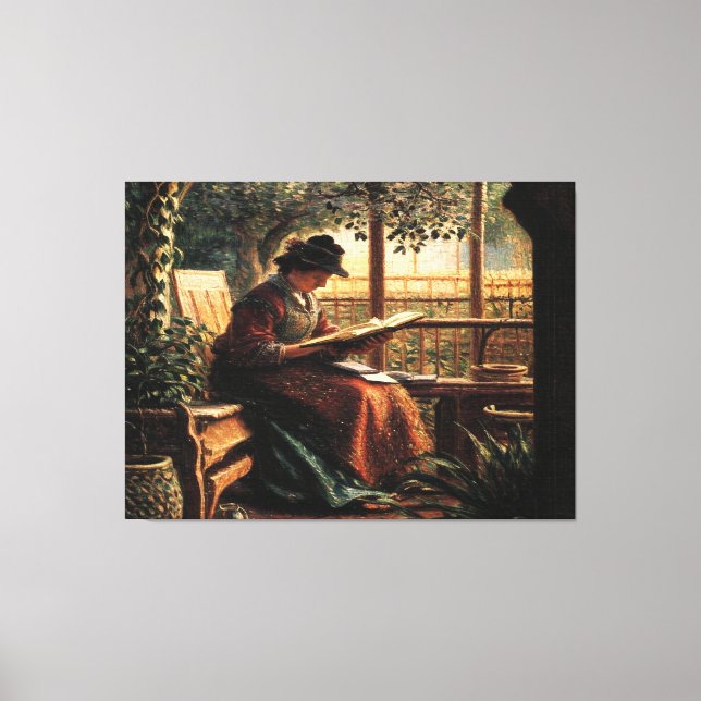 Toile Lady Reading (Recto)