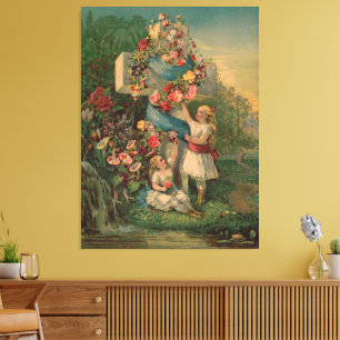 Toile Laissez les petits enfants venir à moi 