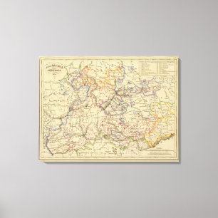 Toile L'Allemagne centrale