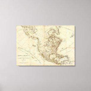 Toile L'Amérique du Nord 6