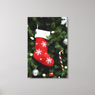 Toile L'Amérique du Nord. Décorations de Noël sur