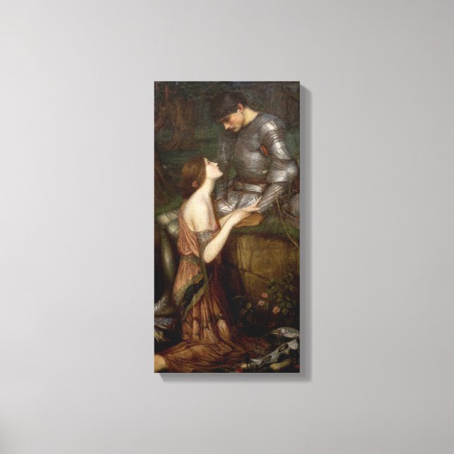 Toile Lamia et le soldat par John William Waterhouse (Recto)