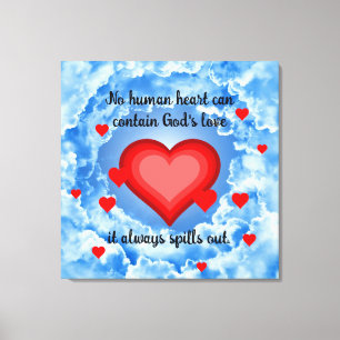 Toile L'Amour de Dieu