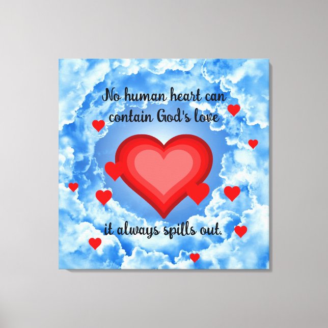Toile L'Amour de Dieu (Recto)