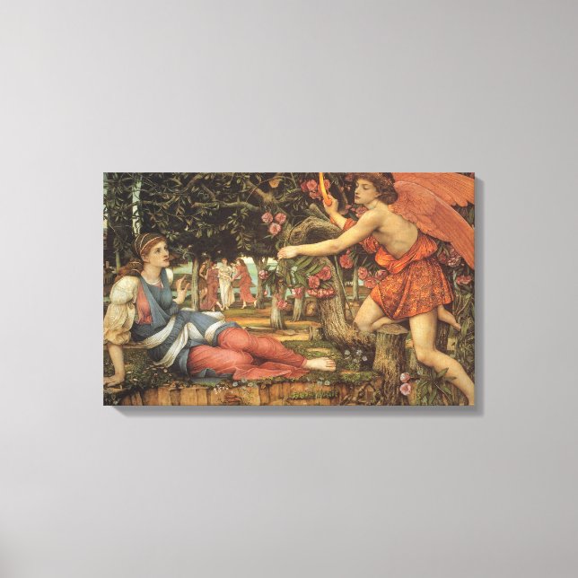 Toile L'Amour et le Maiden par John Stanhope (Recto)