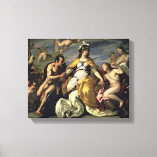 Toile L'amour et les vices désarment le jugement