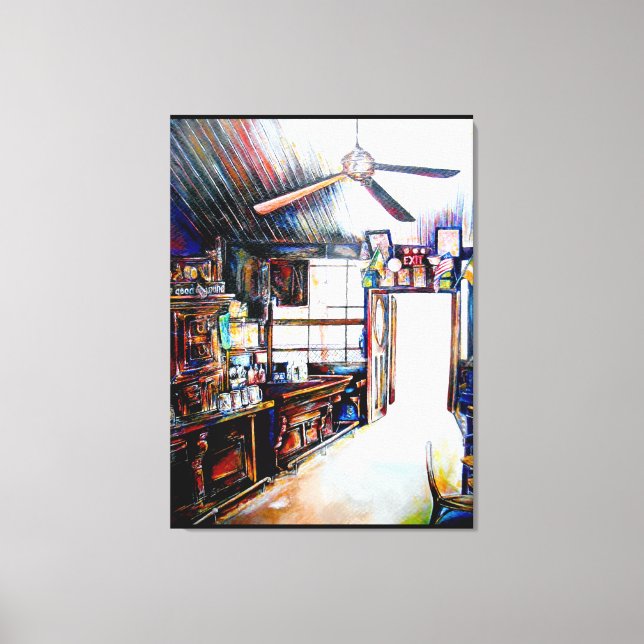 Toile L'amour n'est pas un mur, c'est un pont (Recto)