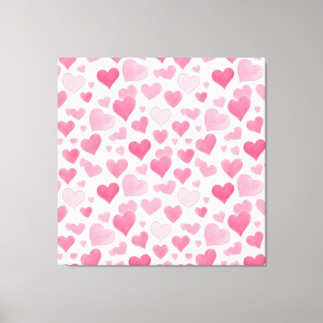 Toile L'amour rose (Recto)