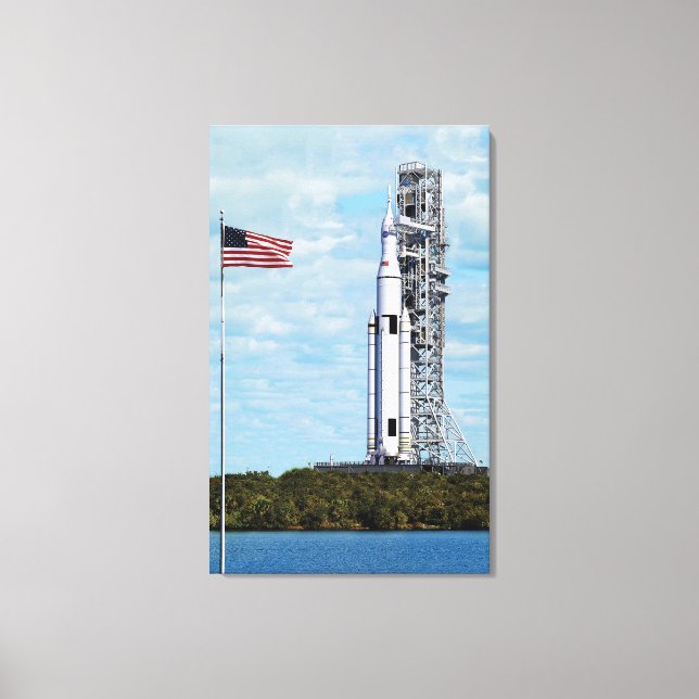 Toile Lanceur de fusée du système SLS de la NASA (Recto)