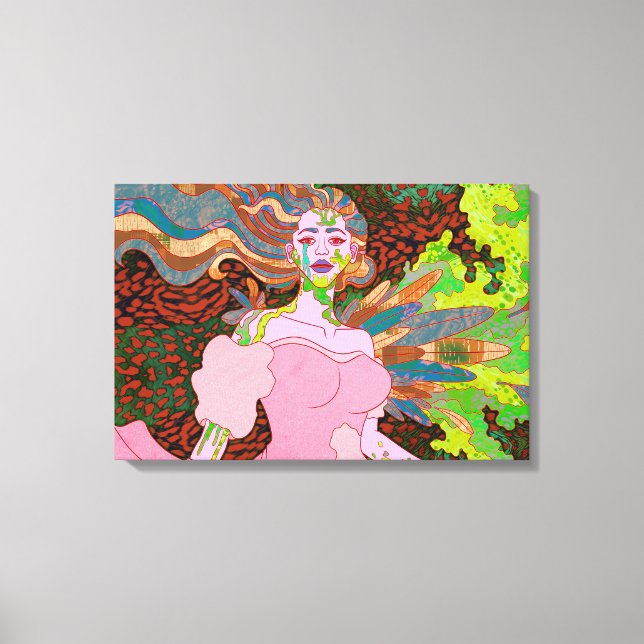 Toile L'Ange Étrange (Recto)