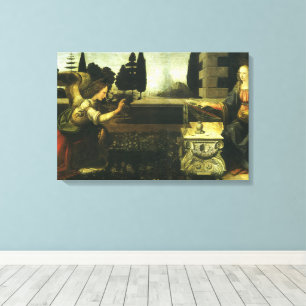 Toile L'Annonciation du Seigneur de Léonard de Vinci