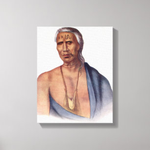 Toile Lap-Pa-Win-Soe, chef du Delaware