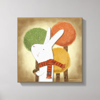 Lapin de bois avec maïs