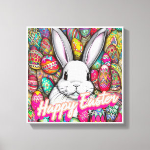 Toile Lapin de Pâques