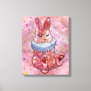 Toile Lapin nommé coccinelle