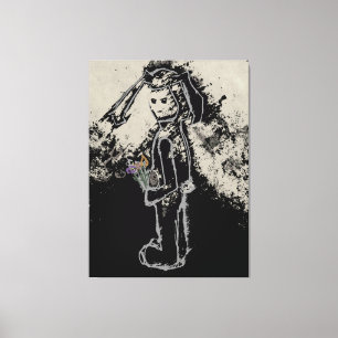 Toile lapin sinistre