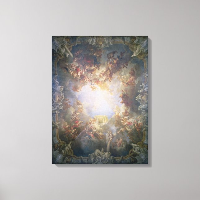 Toile L'Apothéose d'Hercules, du plafond de La (Recto)