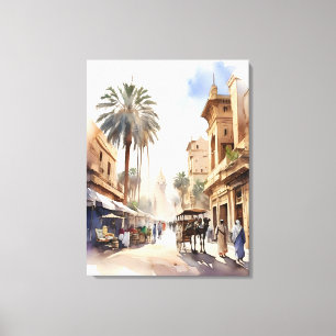 Toile L'aquarelle du Caire