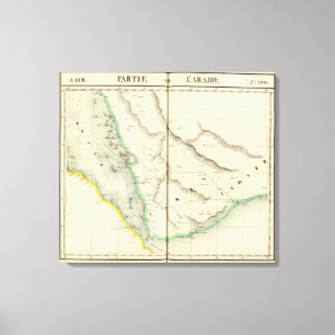 Toile L'Arabie Saoudite, Asie 100