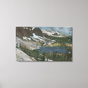 Toile Laramie, WY - Lac Marie et Snowy Range sur Unio