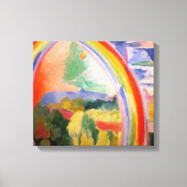 Toile L'arc en ciel par Robert Delaunay (Recto)