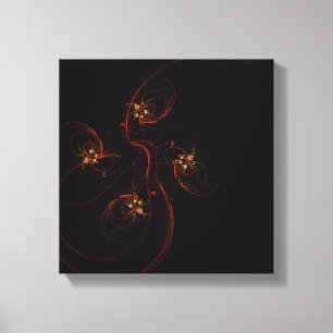 Toile L'art Abstrait noir et blanc