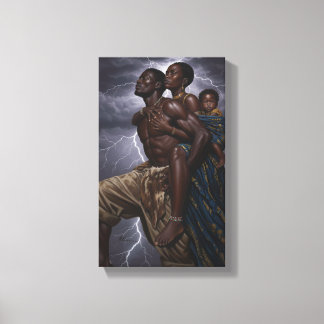 Toile L'art de la force familiale | Décor mural inspiran