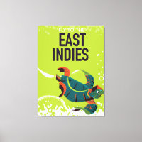 L'art de l'affiche de voyage vintage des Indes ori