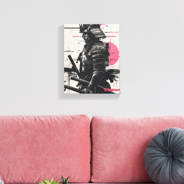 Toile L'art guerrier de Samurai (Insitu(Salon))