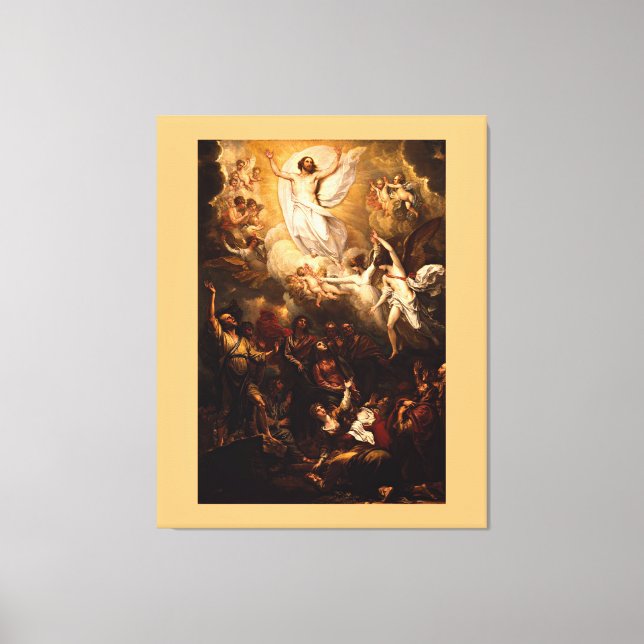 Toile L'Ascension de Benjamin West (Recto)