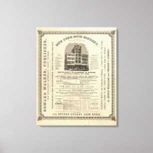 Toile L'atlas américain de Colton de frontispice