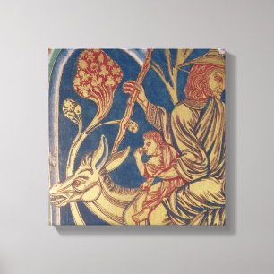 Toile L'autel de Verduner, détail d'une frontière de