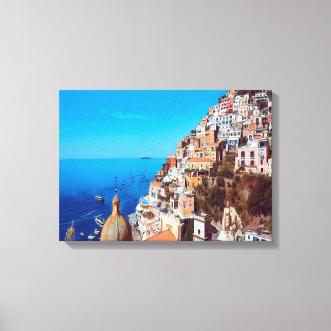 Toile ldp POSITANO - Côte d'Amalfi - Panorama (Recto)