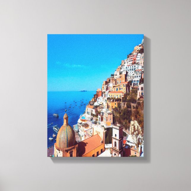 Toile ldp POSITANO - Côte d'Amalfi - Panorama (Recto)
