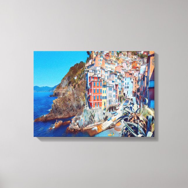 Toile ldp RIOMAGGIORE - Cinque Terre - (Recto)