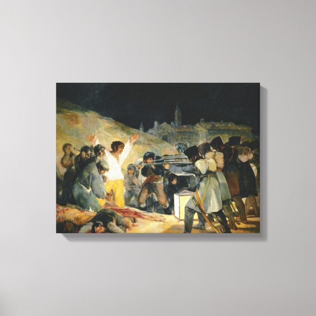 Toile Le 3 Mai 1808 Francisco Goya (Recto)