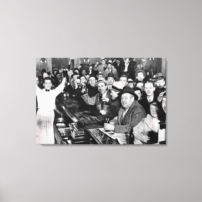 TOILE LE 5 DÉCEMBRE 1933 L'INTERDICTION PREND FIN (Recto)