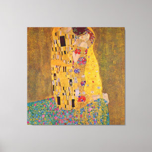 Toile Le baiser de Klimt